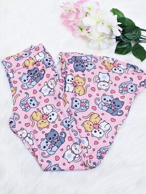 Girls Cat Flare Leggings, Size 6